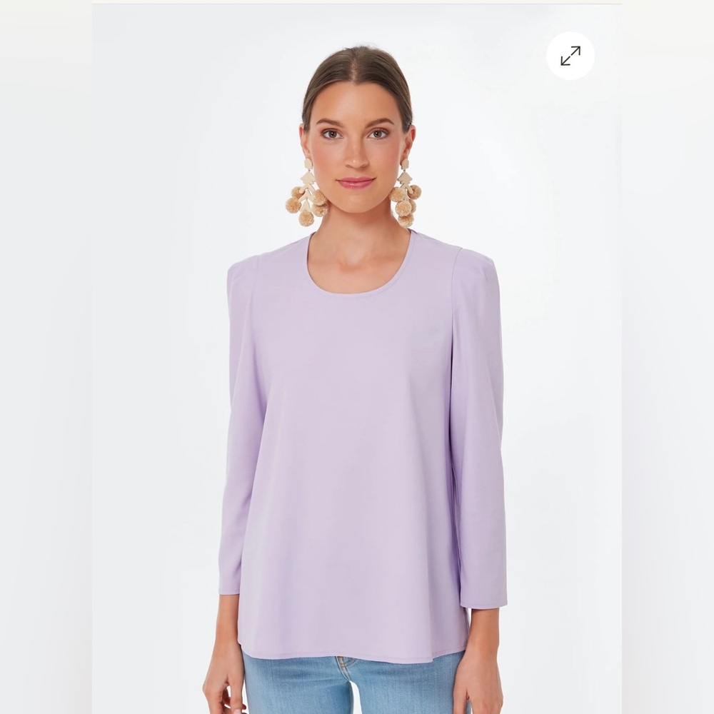 Tuckernuck Lilac Long-Sleeve Crewneck Top